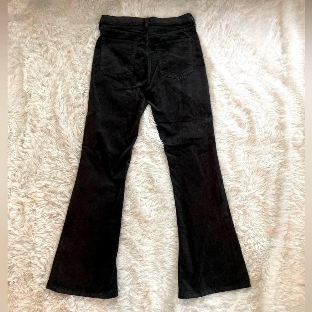 Banana Republic Black High Rise Flare Boot Cut Corduroy Pants_Size 28 - Picture 4 of 10
